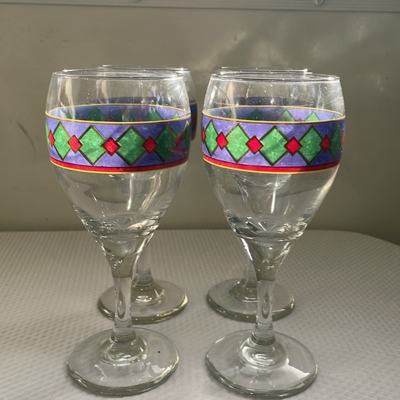 Vintage Pfaltzgraff Amalfi Classic 10 oz Wine Glasses. Set of four. - Picture 2 of 8